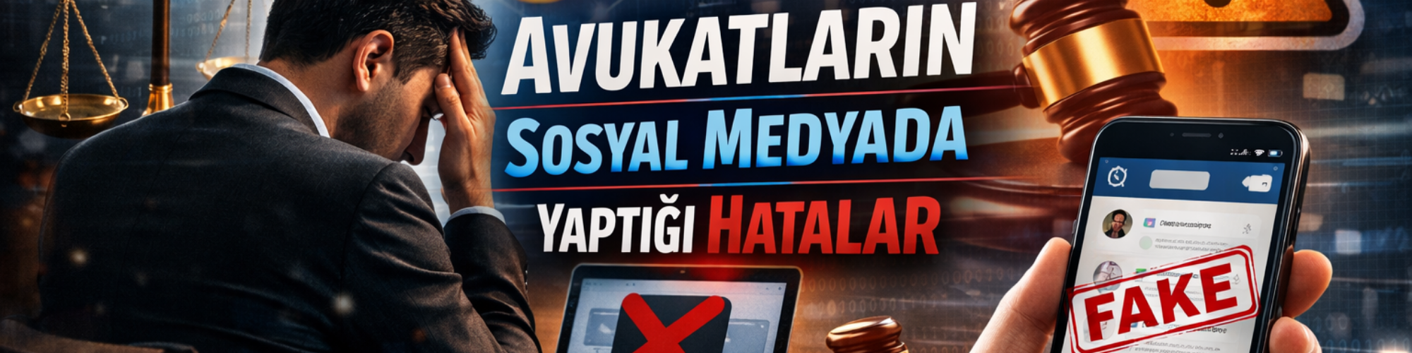 Avukatların Sosyal Medyada Yaptığı Hatalar: Stratejik Bir Analiz